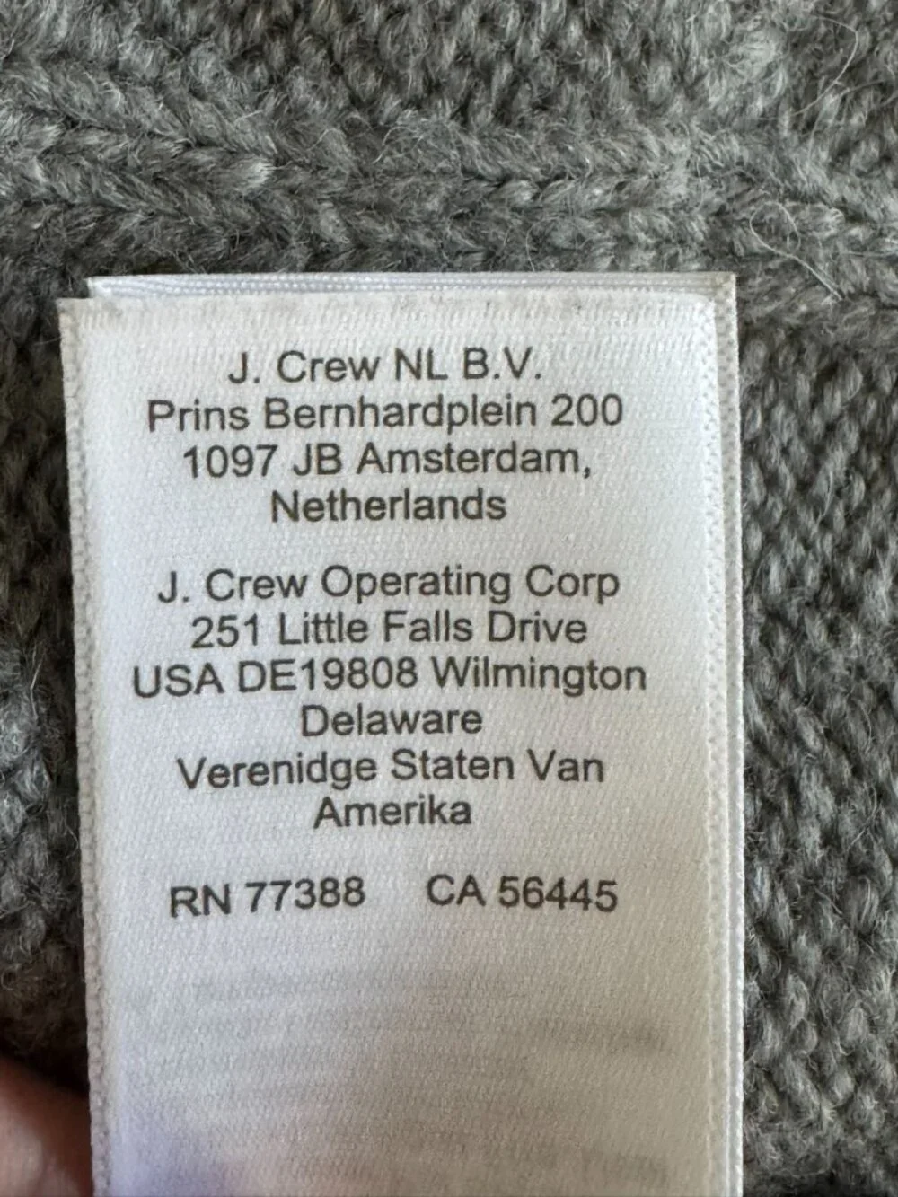 J. Crew Gray Wool Alpaca Acrylic Gold Button Cable Knit Cardigan Sweater Medium